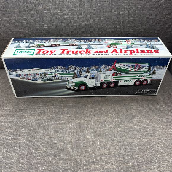 Hess 2002 Toy Truck and Airplane Christmas Collectible Toy - Picture 1 of 10